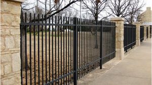 Aegis II industrial and security fence installation in Oklahoma.