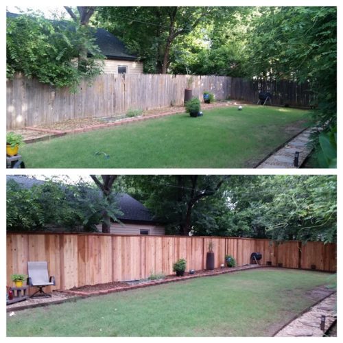 fence staining brentwood