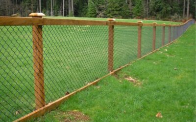 Chain Link Combined With a Wood Fence: Combining Aesthetics and Security