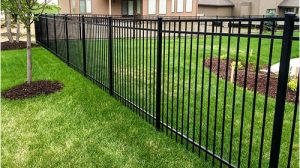 Echelon ornamental iron fence by Fence OKC in Oklahoma City, Oklahoma