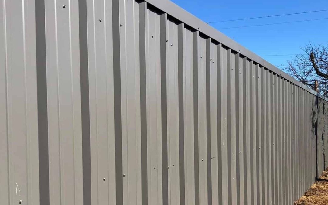 Metal Sheeting Fence 