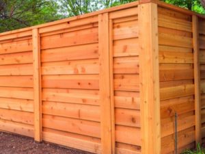 Wood fence installation in Oklahoma by Fence OKC