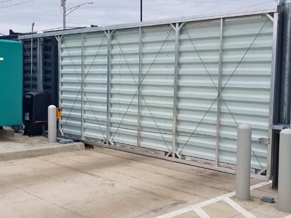 Duel access controlled gates installed in Oklahoma by Fence OKC.