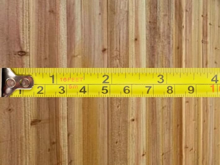 How to measure your backyard for a new fence.