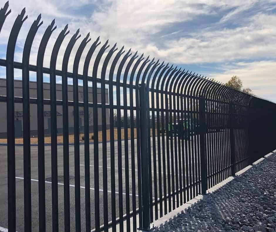 A high-security fence installed in Oklahoma City, Oklahoma by Fence OKC.