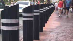 Anti-Ram Bollards by Gibraltar Perimeter Security.